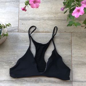 Reversible acacia swimwear top